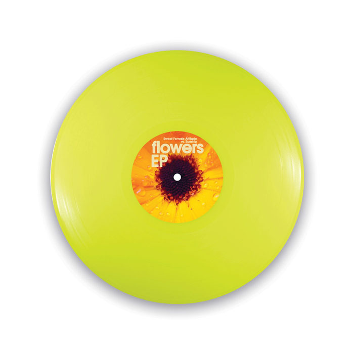 Sweet Female Attitude Flowers Remixes 12 Inch Vinyl UK Garage Yellow Vinyl