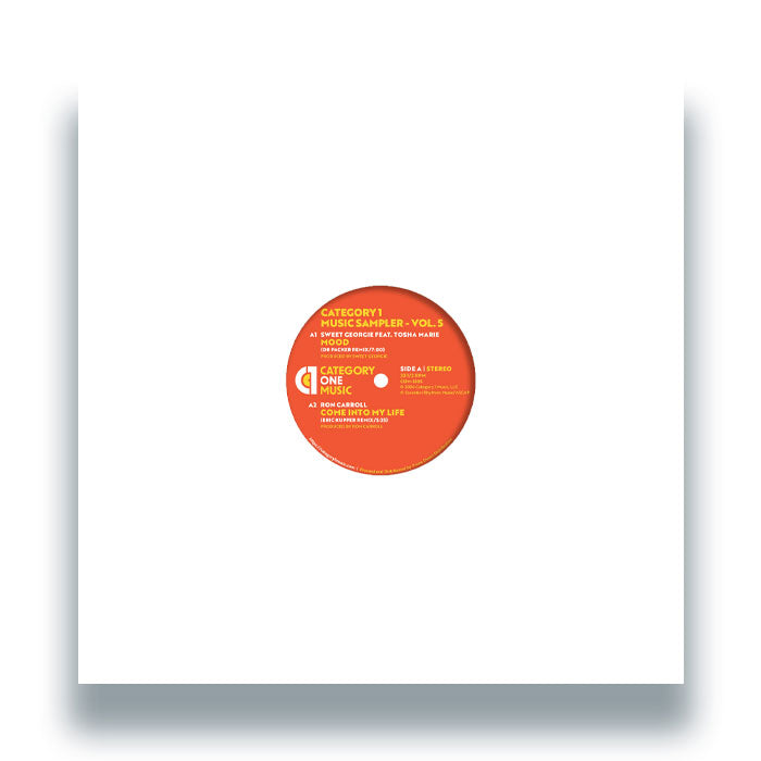 Ron Carroll Eric Kupper – Category 1 Music Sampler Vol 5 12” Vinyl House Classics