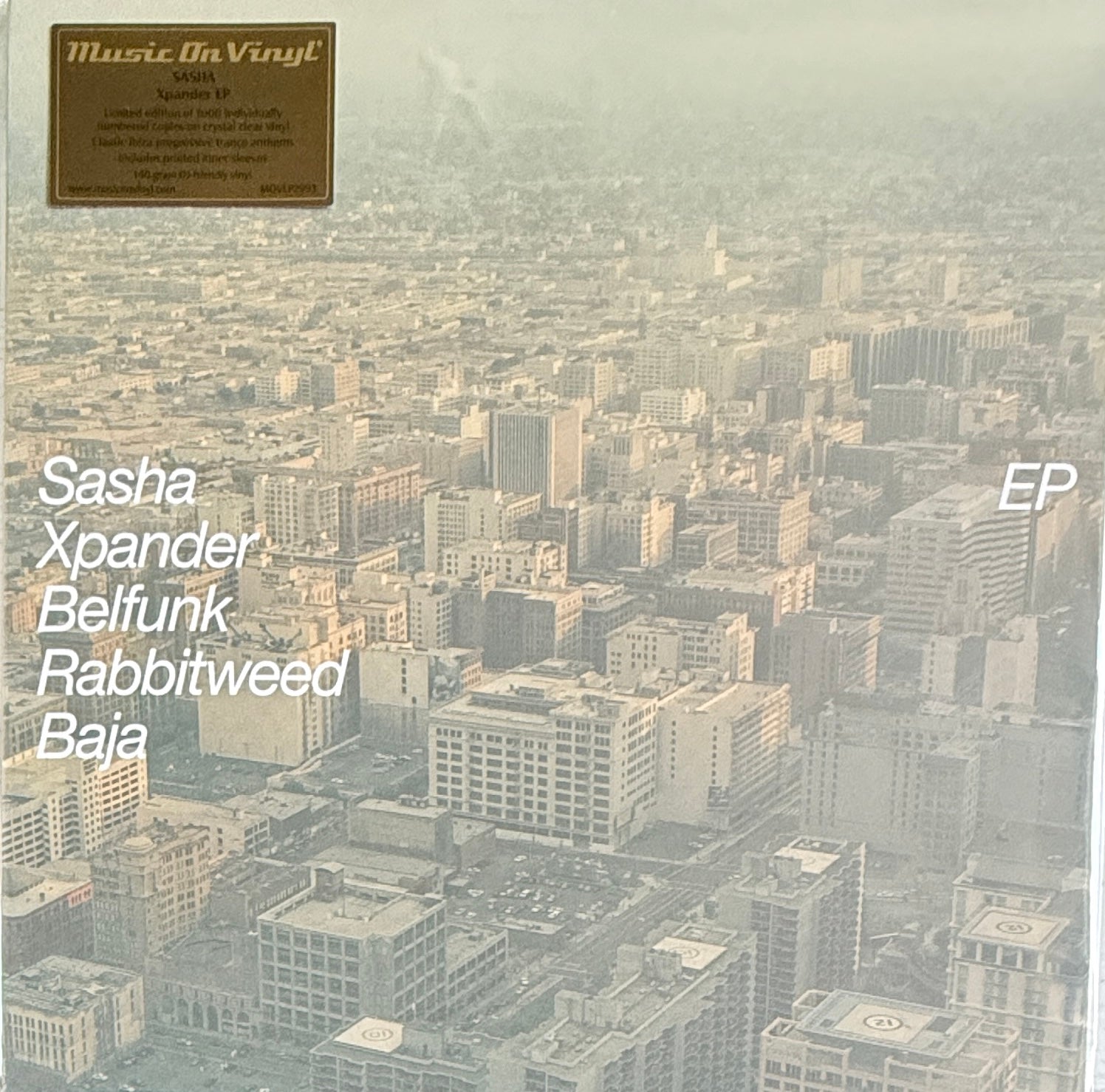 Sasha – Xpander EP (Limited Edition Clear 2×12", Numbered, Brand New Sealed)