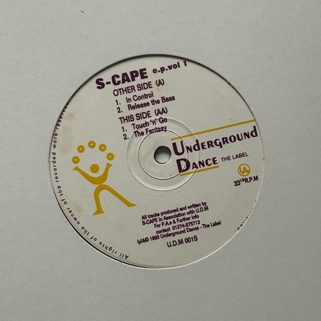S-Cape – E.P. Vol. 2 12" (1995) UK House Vinyl