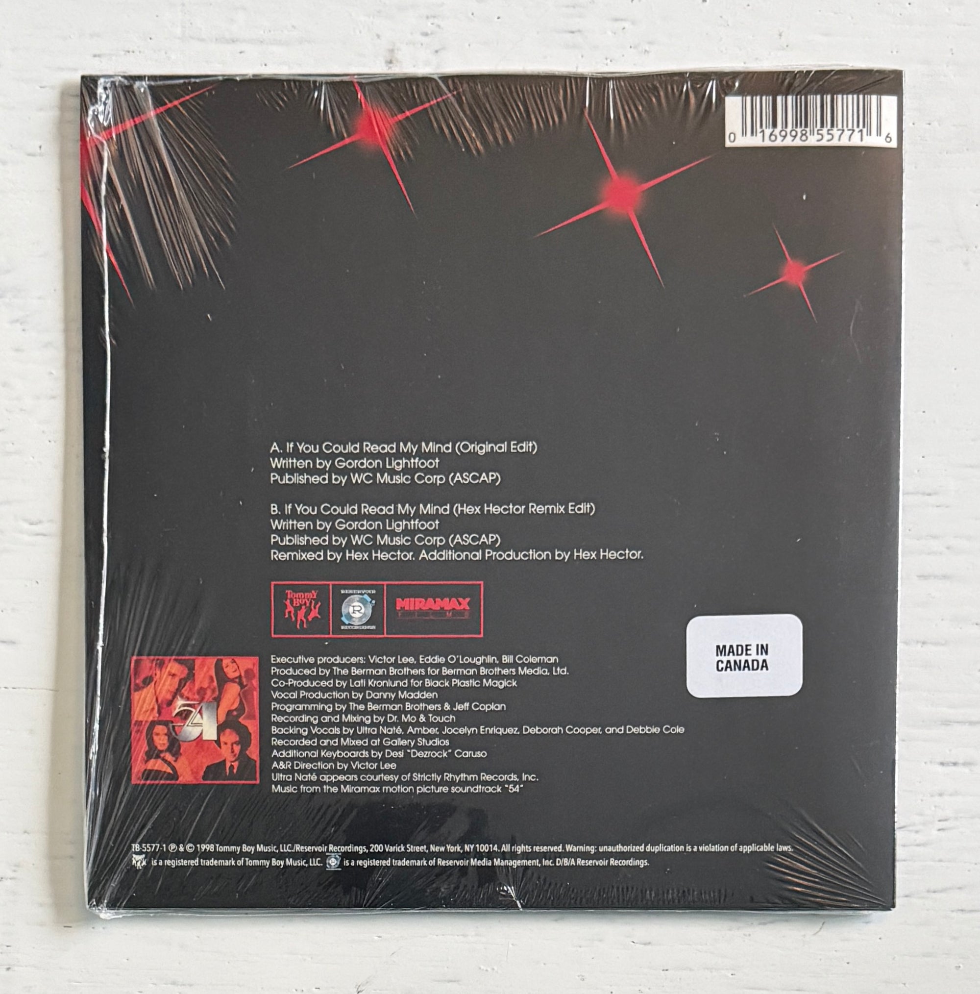 Stars On 54 – If You Could Read My Mind – 7" Opaque Silver Vinyl