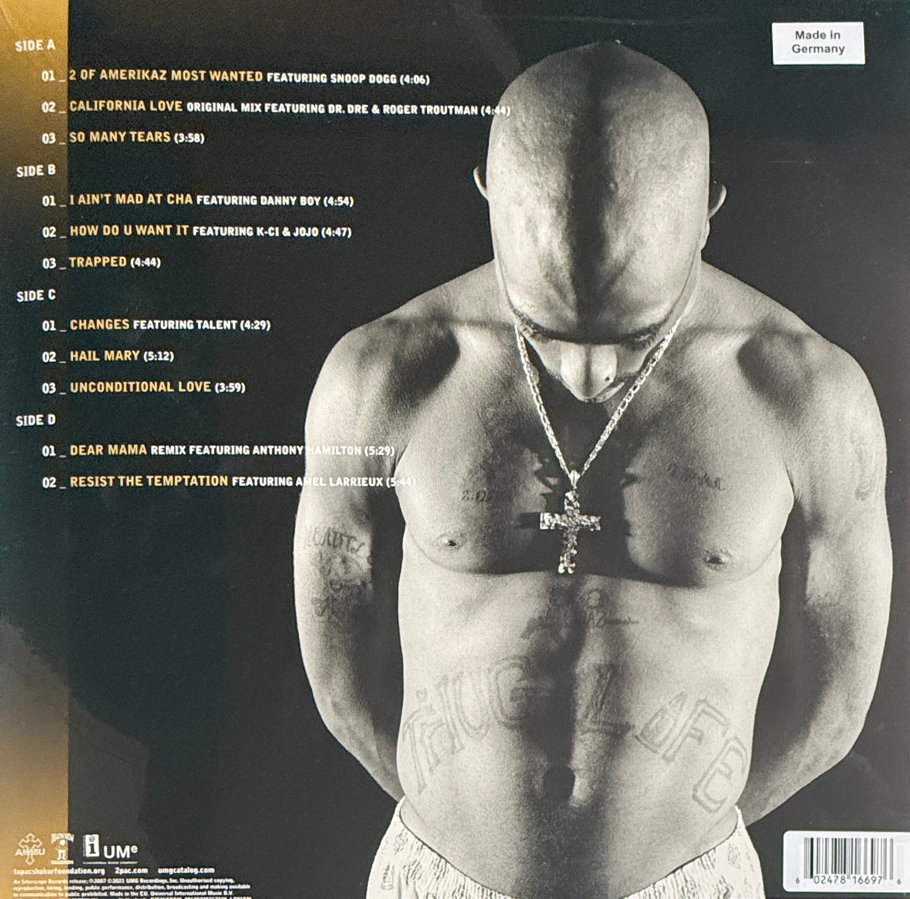 2Pac – The Best Of 2Pac - Part 1: Thug – Universal – Maidstone