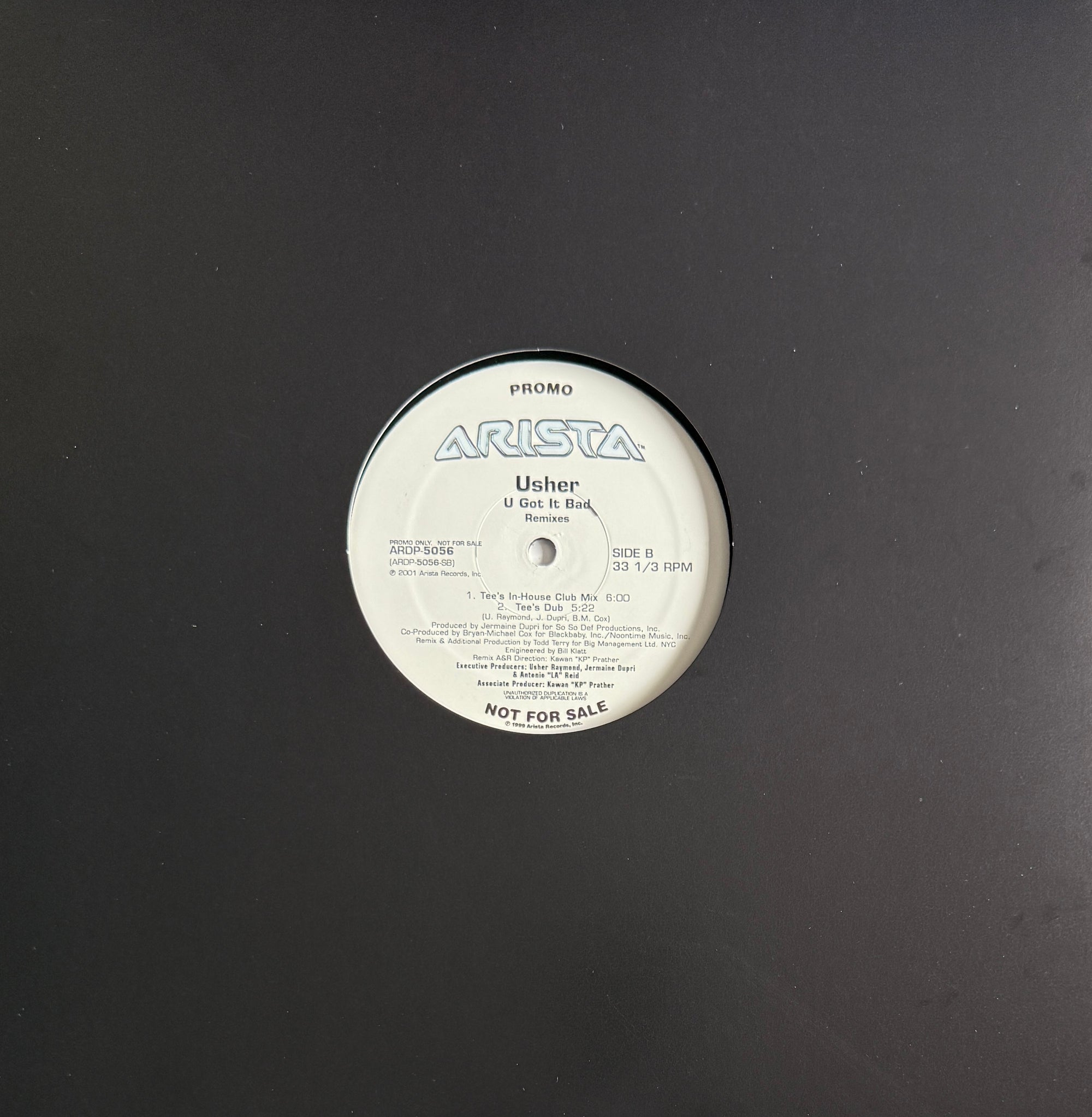 Usher – U Got It Bad (Remixes) – Arista – 2001