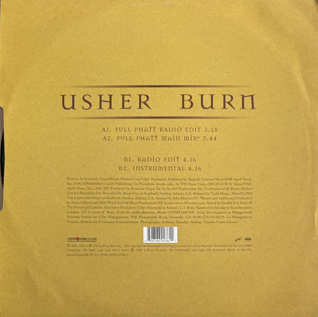 Usher – Burn – Laface Records – 2004