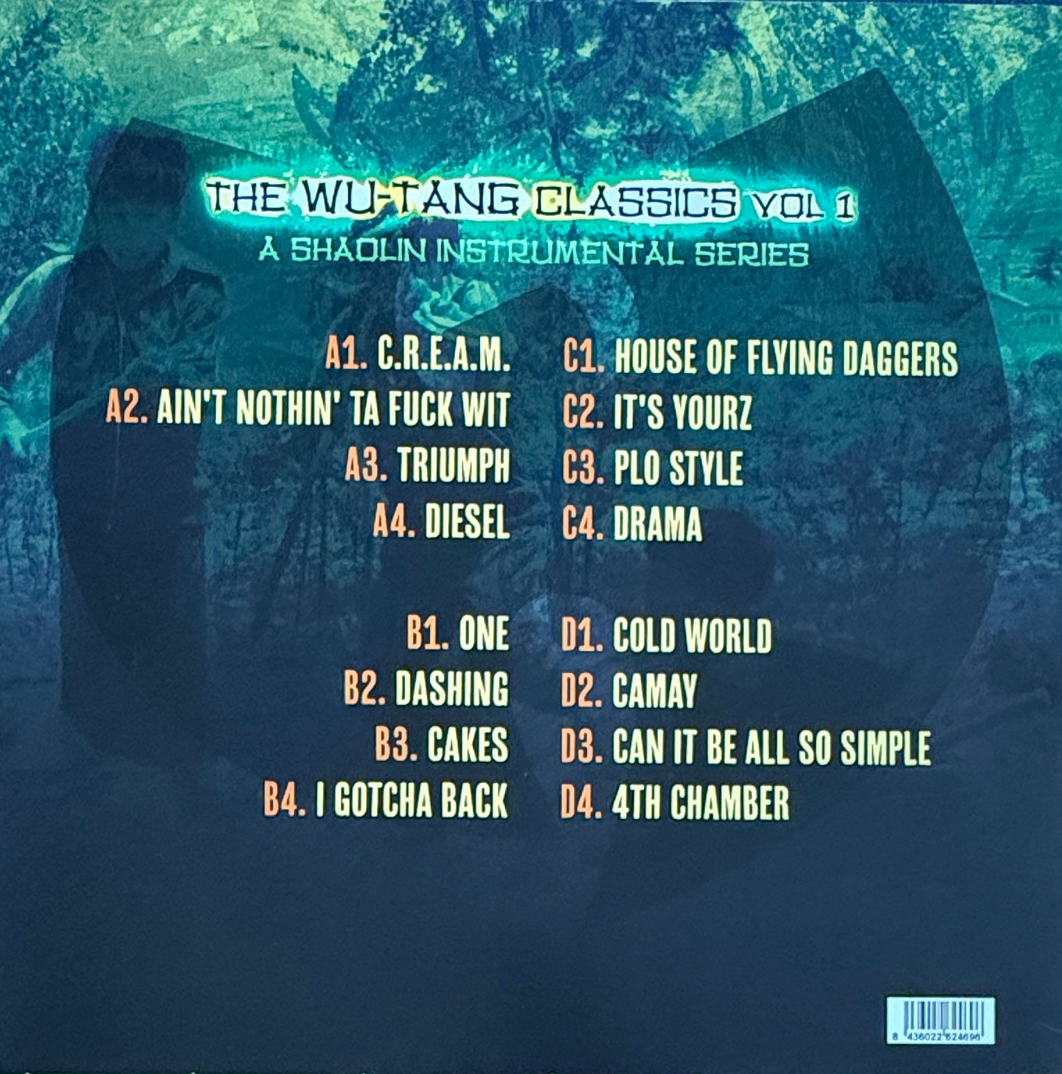 Wu-Tang Clan – The Wu-Tang Classics Vol. 1 (Shaolin Instrumentals) – Vinyl LP